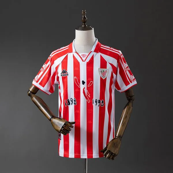 Camiseta de fútbol Athletic Club 1997/98 LOCAL MANGA CORTA VERSION FAN